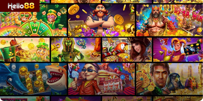 Hàng trăm loại trò chơi slot game với tỷ lệ hoàn trả cao nhất thị trường