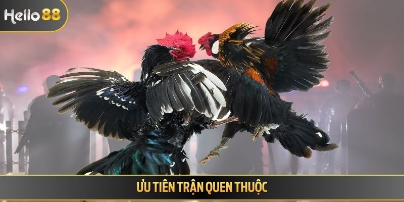 Ưu tiên trận quen thuộc