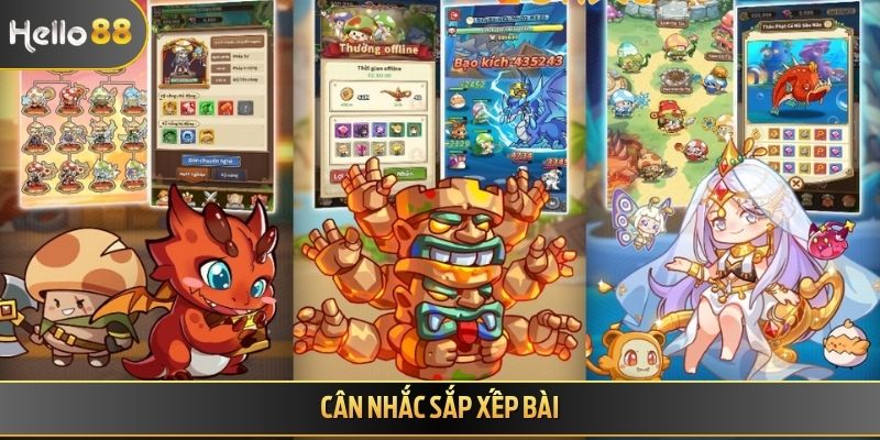 Cân nhắc sắp xếp bài