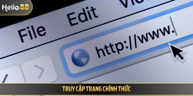 Truy cập trang chính thức